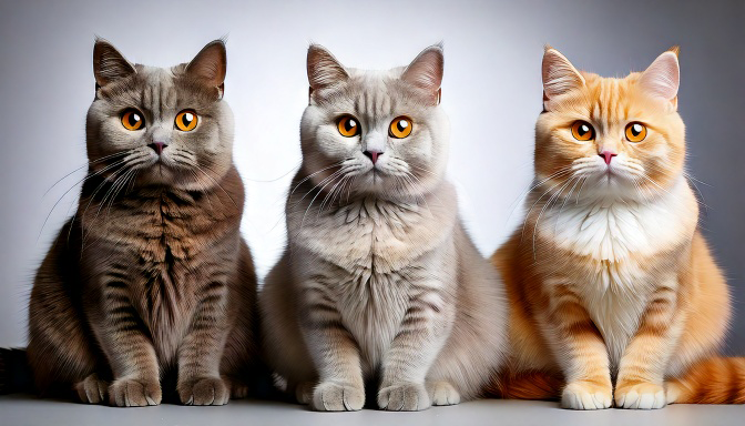 Silver vs Golden vs Chinchila no British Shorthair